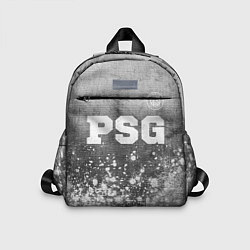 Детский рюкзак PSG - grey gradient посередине, цвет: 3D-принт
