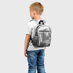 Детский рюкзак Cyberpunk 2077 - grey gradient вертикально, цвет: 3D-принт — фото 2