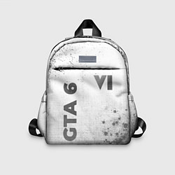 Детский рюкзак GTA 6 - white gradient вертикально, цвет: 3D-принт