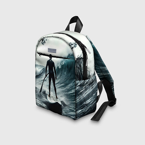 Детский рюкзак Сапсёрфер в волне / 3D-принт – фото 3
