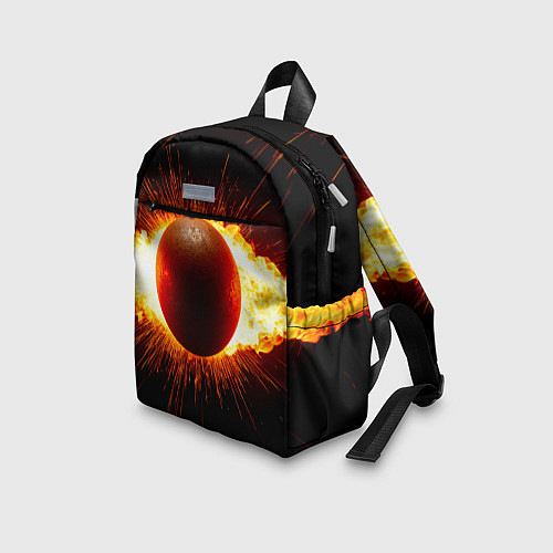 Детский рюкзак Ядро для талкания в огне / 3D-принт – фото 3