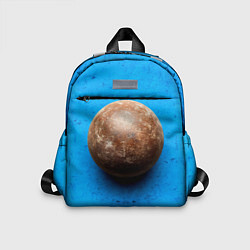 Детский рюкзак Ядро для талкания на синем, цвет: 3D-принт