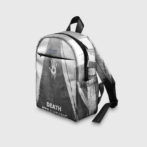 Детский рюкзак Death Stranding - grey gradient по-центру / 3D-принт – фото 3