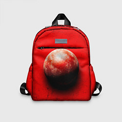 Детский рюкзак Ядро для талкания красного цвета, цвет: 3D-принт