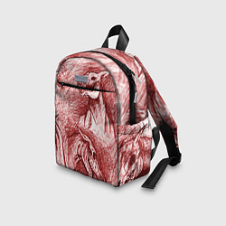Детский рюкзак Черепа лошадей - эскиз, цвет: 3D-принт — фото 2