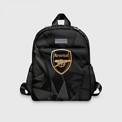 Детский рюкзак Arsenal golden poly, цвет: 3D-принт