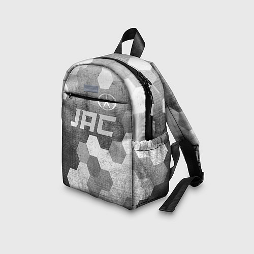 Детский рюкзак JAC - grey gradient посередине / 3D-принт – фото 3