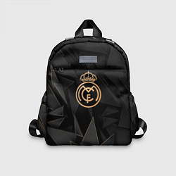 Детский рюкзак Real Madrid golden poly, цвет: 3D-принт
