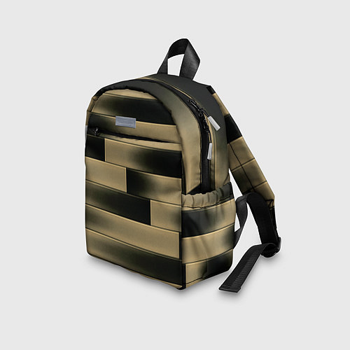 Детский рюкзак Color yellow square / 3D-принт – фото 3