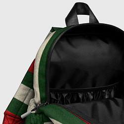 Детский рюкзак Цветные лини текстура ткани, цвет: 3D-принт — фото 2