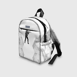 Детский рюкзак Counter Strike white poly, цвет: 3D-принт — фото 2