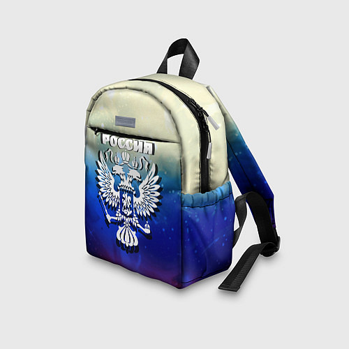 Детский рюкзак Россия и герб на фоне флага / 3D-принт – фото 3