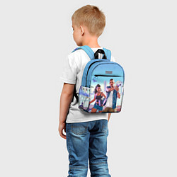 Детский рюкзак GTA 6 главные герои, цвет: 3D-принт — фото 2