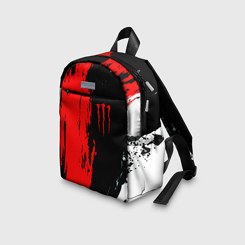 Детский рюкзак Monster energy краски спорт / 3D-принт – фото 3
