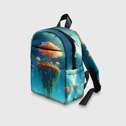 Детский рюкзак Сказочное космическое дерево - нейроарт / 3D-принт – фото 3