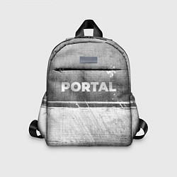 Детский рюкзак Portal - grey gradient посередине, цвет: 3D-принт