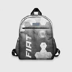Детский рюкзак Fiat - grey gradient вертикально, цвет: 3D-принт