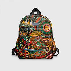 Детский рюкзак Цветной самурай, цвет: 3D-принт