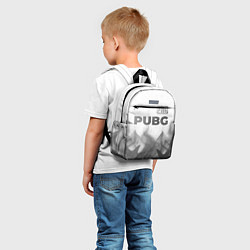Детский рюкзак PUBG - white gradient посередине, цвет: 3D-принт — фото 2