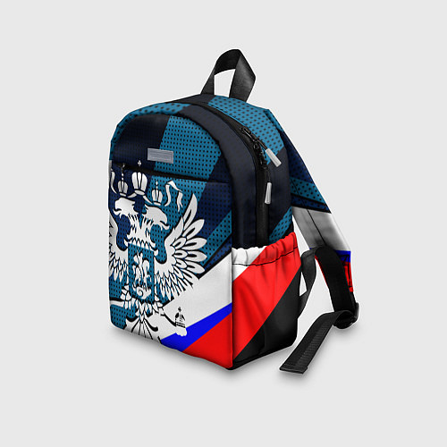 Детский рюкзак Герб России и флаг государства / 3D-принт – фото 3