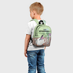 Детский рюкзак Птичка на чайнике, цвет: 3D-принт — фото 2