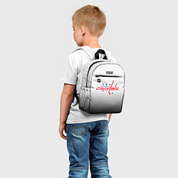 Детский рюкзак Вашингтон Кэпиталз - градиент, цвет: 3D-принт — фото 2