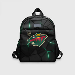 Детский рюкзак Миннесота Уайлд - плиты с подсветкой, цвет: 3D-принт