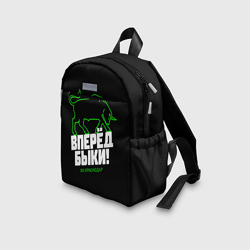 Детский рюкзак ФК Краснодар - вперед быки / 3D-принт – фото 3