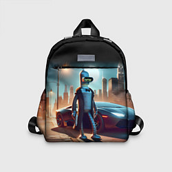 Детский рюкзак Бендер с пистолетом - Нью-Йоркская мафия, цвет: 3D-принт