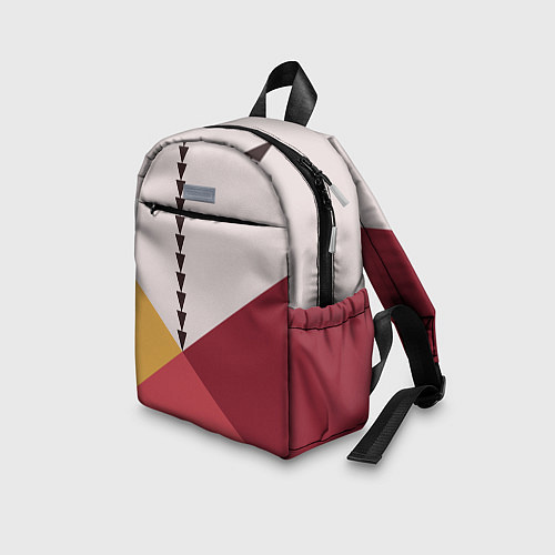 Детский рюкзак Колор-блок фруктовый чиа пудинг / 3D-принт – фото 3