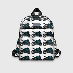 Детский рюкзак Motorbike blue