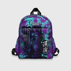 Детский рюкзак Неоновый призрак самурая, цвет: 3D-принт