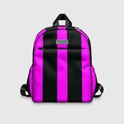 Детский рюкзак Color black pink lines