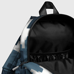 Детский рюкзак Пиксельная текстура камуфляж, цвет: 3D-принт — фото 2