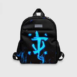 Детский рюкзак Дум огонь лого, цвет: 3D-принт