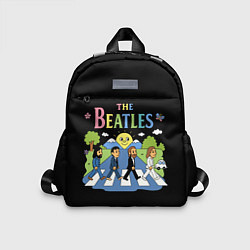Детский рюкзак The Beatles, мультяшный стиль, цвет: 3D-принт