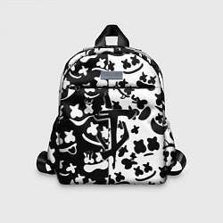 Детский рюкзак Doom x Marshmello pattern