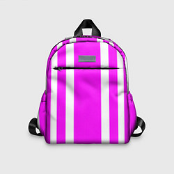 Детский рюкзак Color white pink stripes