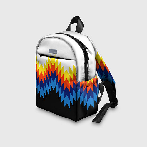 Детский рюкзак Олдскульный паттерн / 3D-принт – фото 3