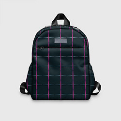 Детский рюкзак Color black stripes, цвет: 3D-принт