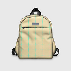 Детский рюкзак Color beige green crosses
