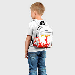 Детский рюкзак Ведьмак огонь лого, цвет: 3D-принт — фото 2