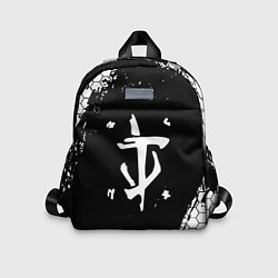 Детский рюкзак Doom соты краски, цвет: 3D-принт