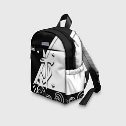 Детский рюкзак Doom стильная геометрия, цвет: 3D-принт — фото 2