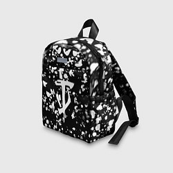 Детский рюкзак Дум белые брызги красок, цвет: 3D-принт — фото 2