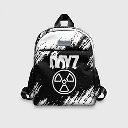 Детский рюкзак Dayz белые краски лого, цвет: 3D-принт