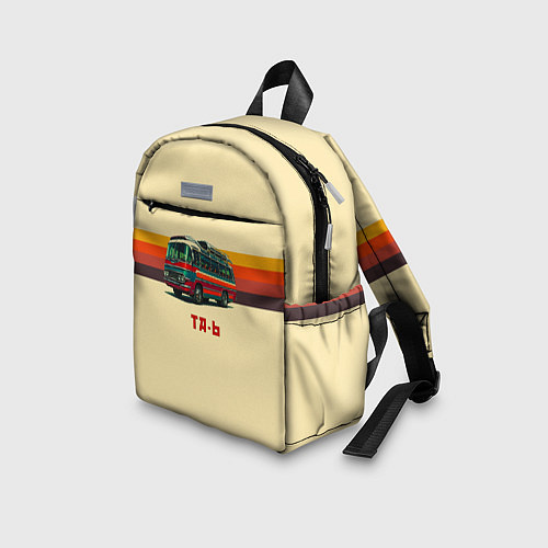 Детский рюкзак Ретро автобус ТА-6 поп-арт / 3D-принт – фото 3