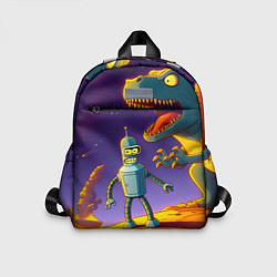 Детский рюкзак Бендер на сказочной планете динозавров, цвет: 3D-принт