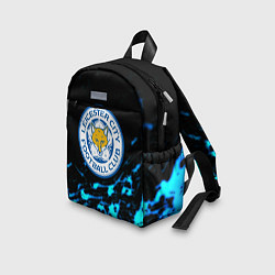 Детский рюкзак ФК Лестер Сити голубые краски, цвет: 3D-принт — фото 2