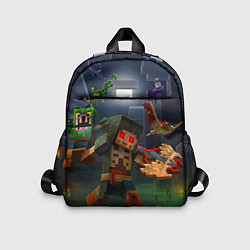 Детский рюкзак Майнкрафт - темная ночь, цвет: 3D-принт